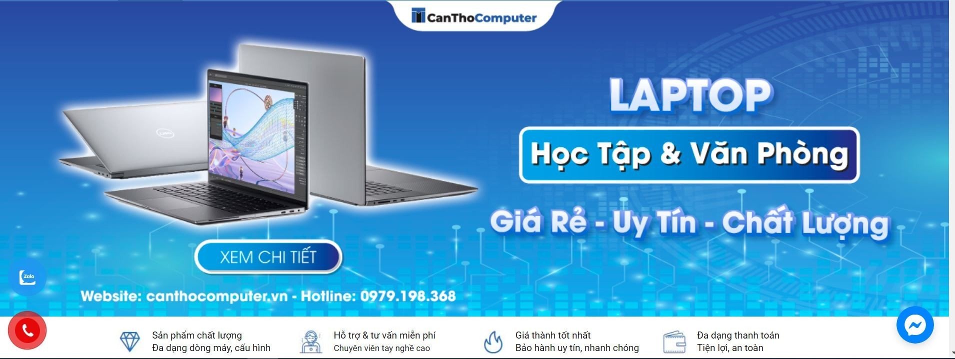Cần Thơ Computer - Đơn vị bán Laptop cũ