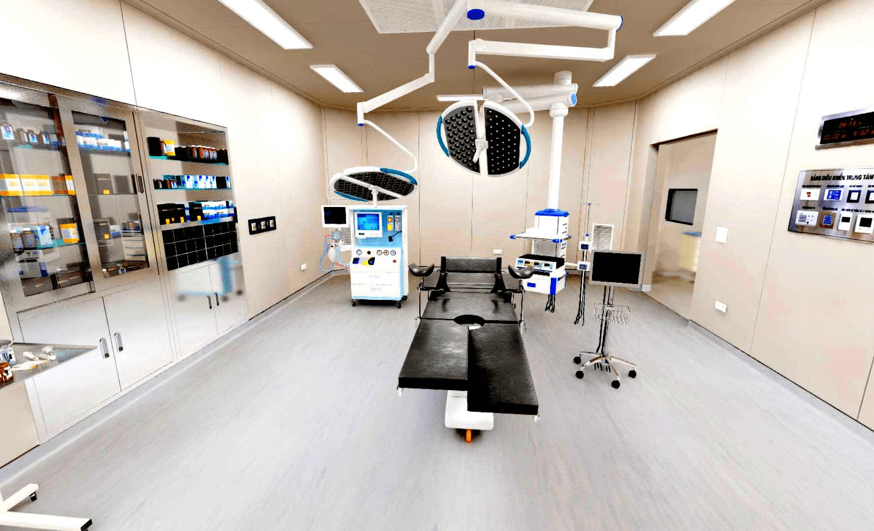 Phòng mổ với nhiều trang thiết bị tối tân của Bệnh viện phụ sản Cần Thơ